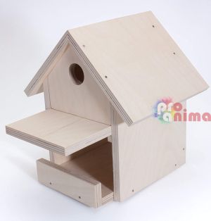 Дървен комплект за сглобяване DIY Къщичка за птици 
