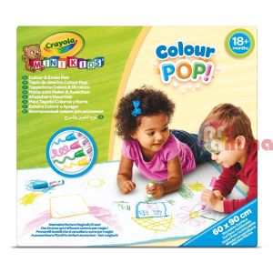 Детско килимче за рисуване Crayola + 4 бр. маркери и кърпичка