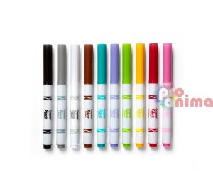 10 цвята текстилни маркери Crayola