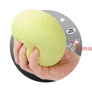 Голяма антистрес играчка - луна, светеща на тъмно