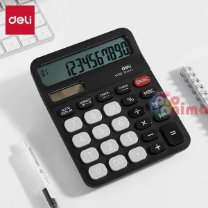 Калкулатор Deli EM18C Настолен с 12 цифрен дисплей Черен