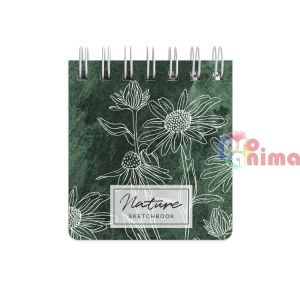 Скицник Drasca Nature 9.5 x 10.5 cm 80 л. 90 g/m1 Лайка