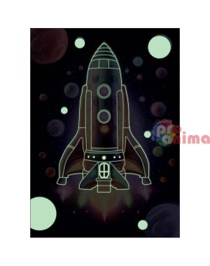Детски пъзел светещ в тъмното Astro, 48 части