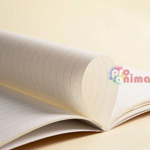 Тетрадка Deli Linfini Широки редове A5 40 листа С ленена корица