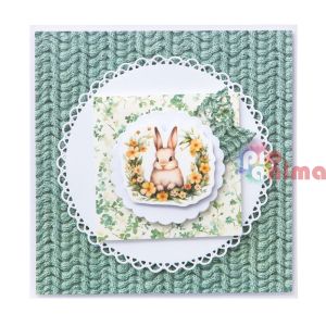 Дизайнерска хартия 8 x 8 cm 100 g/m² Буйна зеленина 100 листа
