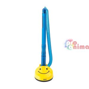 Химикалка стационарна | настолна Deli Daily EQ50-BL 0.7 mm Синя