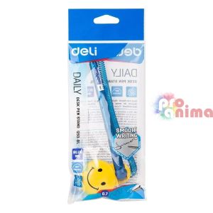 Химикалка стационарна | настолна Deli Daily EQ50-BL 0.7 mm Синя