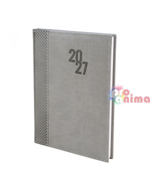 Бележник с дати 2027 14 х 20 cm Термо с кант 168 л. Отделни цветове