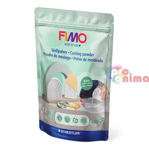 Керамична пудра за отливане FIMO Casting Powder Екстра бяла 1 кг