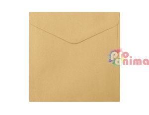 Плик 16 x 16 cm Перлен златен 10 бр.